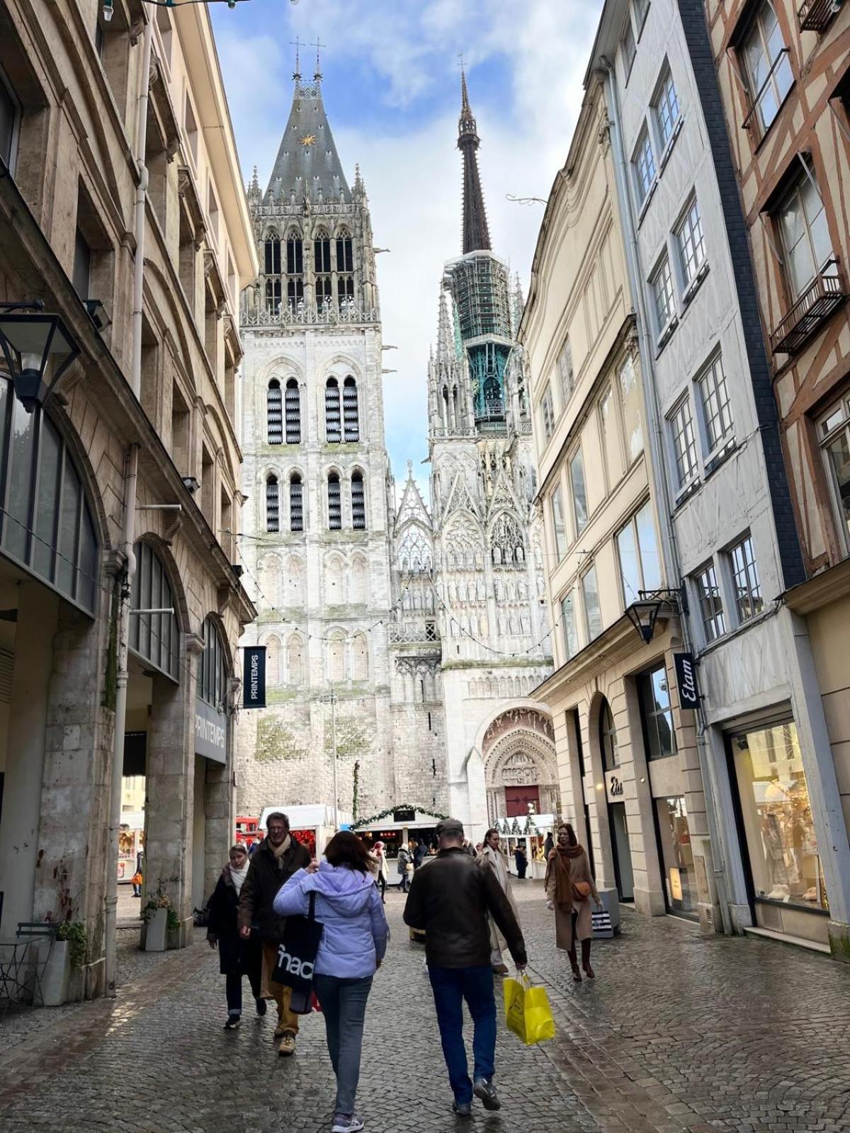 Le Canyon Rouen Centre By Myfrenchpat Terrasse & Parking Exterior photo